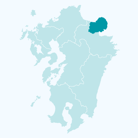 国東半島のエリアマップ