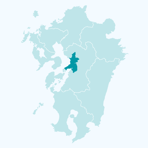 熊本宇城のエリアマップ